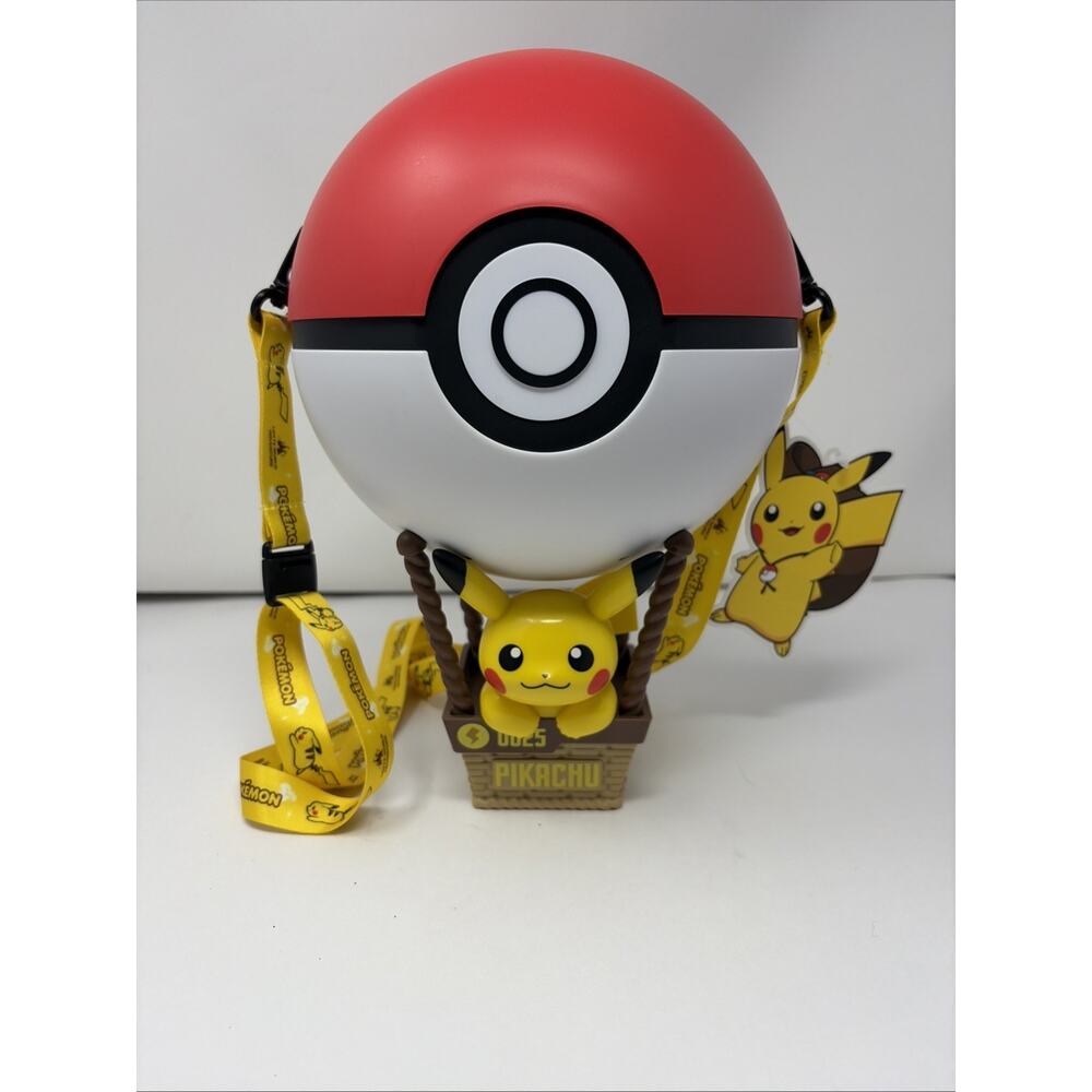 Pokemon Pikachu Popcorn Bucket Airballoon Limited Edition Lotte NEW, USA Seller